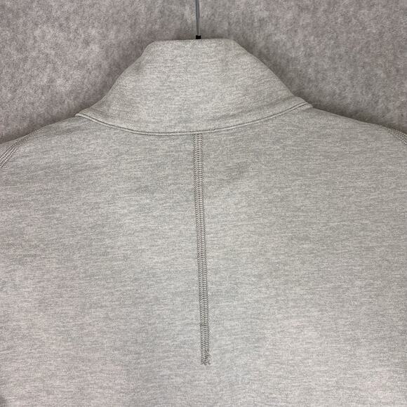 Lululemon Shirt Mens M Grey Soft Jersey Half Zip Pullover Lightweight - Picture 4 of 5